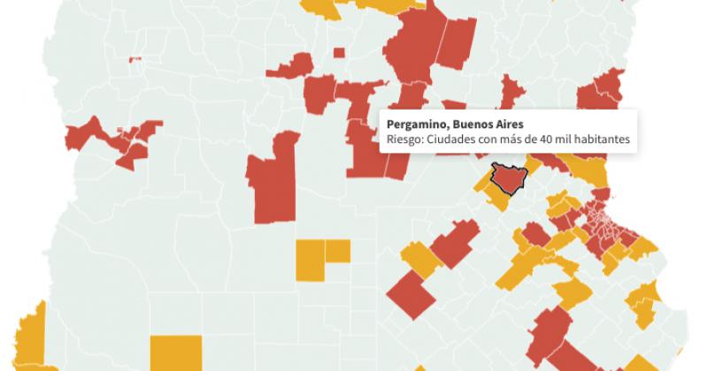 En el mapa de la situación epidemiológica figura nuestra ciudad