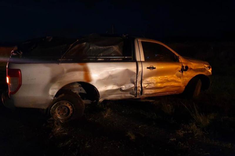 La camioneta Ford Ranger circulaba en sentido Urquiza-Pergamino