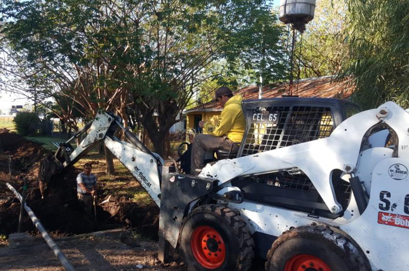 El viernes las m�quinas estuvieron trabajando sobre los terrenos en Urquiza