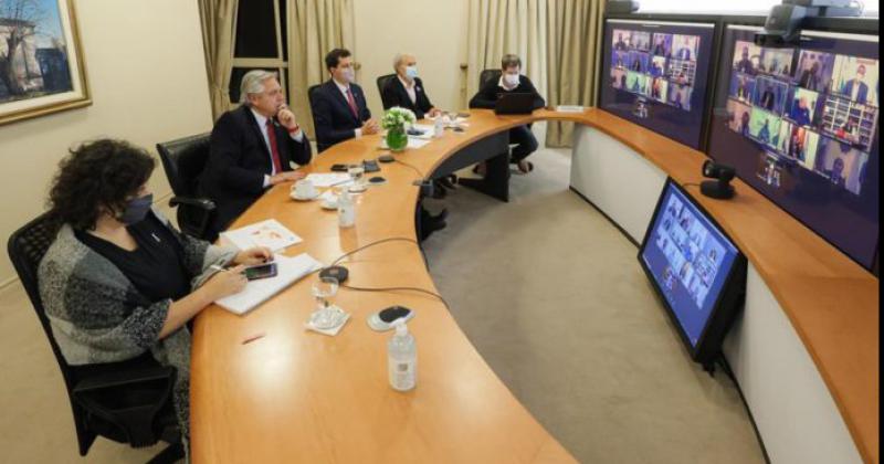 Alberto Fern�ndez en di�logo con los gobernadores