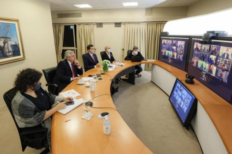 Alberto Fern�ndez en di�logo con los gobernadores