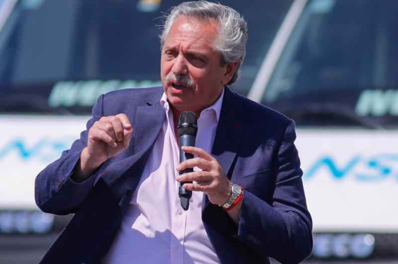 El presidente de la Nación Alberto Fern�ndez