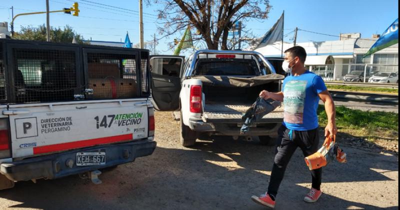 La Policía secuestró las aves y varios objetos relacionados con la actividad ilegal