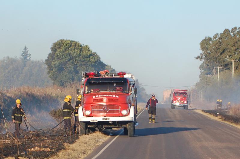 Los Bomberos Voluntarios de Pergamino realizan un noble labor para con la comunidad