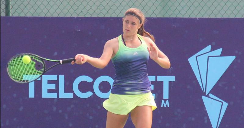 Julia Riera logró cuatro triunfos antes de perder en octavos de final  