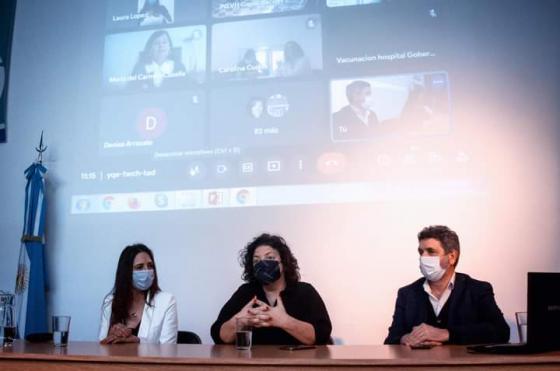 La ministra Carla Vizzotti encabezó la Reunión Anual de Fiebre Hemorr�gica el viernes en Pergamino