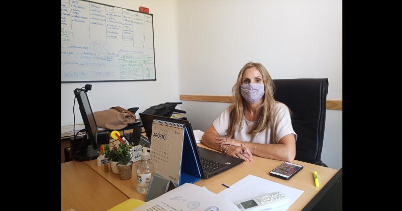 María Martha Perretta secretaria de Salud del Municipio explicó los alcances de la tarea que desarrollan en este nuevo rebrote