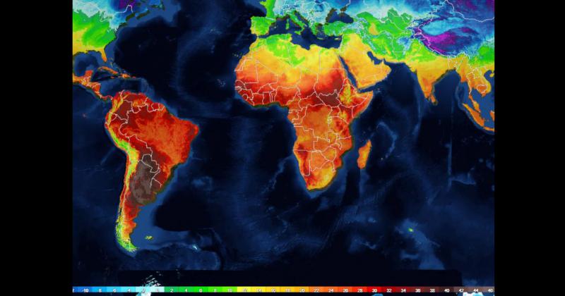 Argentina sería esta semana el lugar m�s caluroso del planeta 