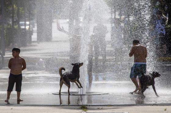 Las altas temperaturas ponen en riesgo la salud de las personas- hidratarse es una buena medida preventiva (