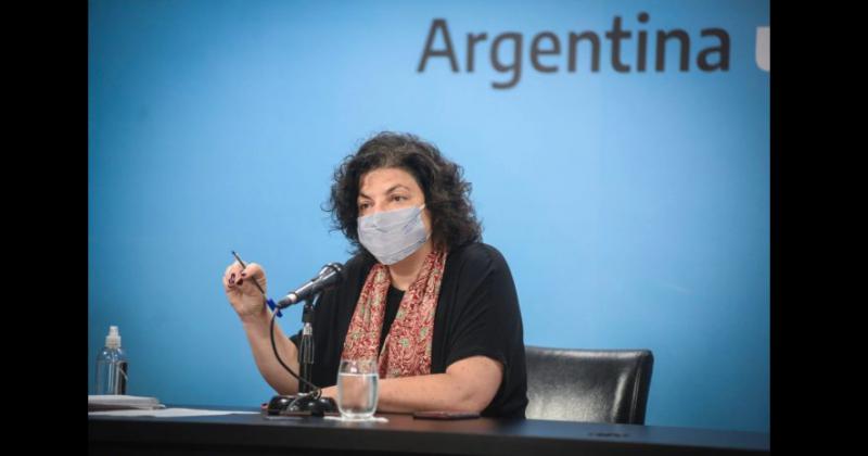 La ministra de Salud Carla Vizzotti