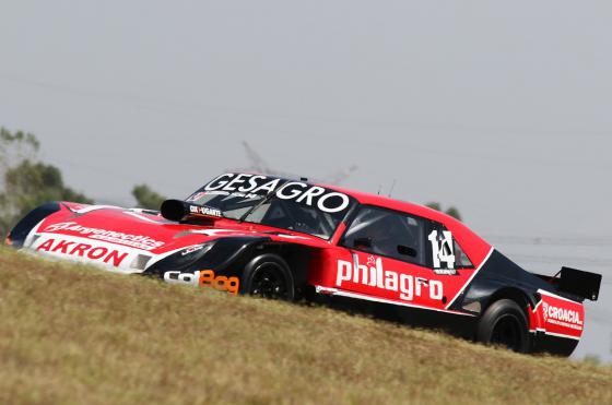 Alfonso Domenech tuvo su estreno con el Chevrolet rojinegro del equipo Las Toscas Racing