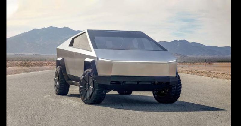 El Tesla Cybertruck el vehículo que ganó un argentino en un sorteo