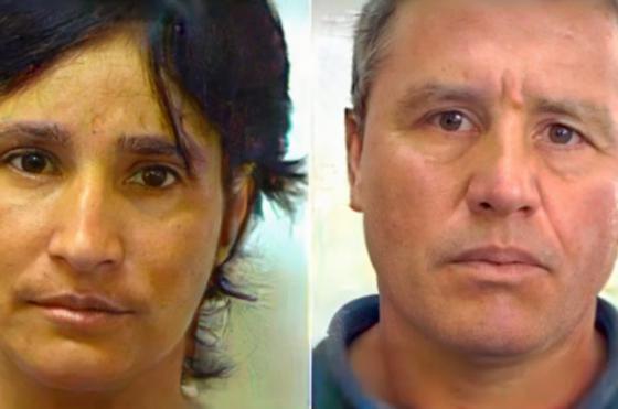 María Esperanza Fern�ndez la víctima y Roberto Ramón Romero acusado de su asesinato que comenzar� a ser juzgado
