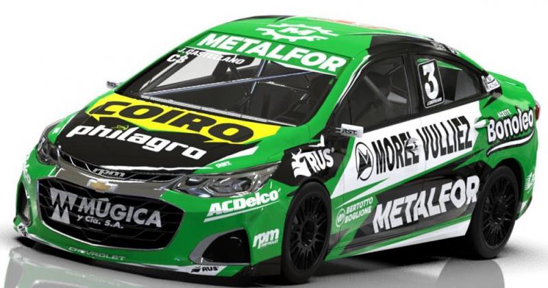 El nuevo Chevrolet Cruze que pondr� en pista el team pergaminense 