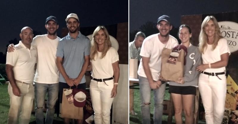 Dos im�genes de la entrega de premios del certamen jugado el s�bado