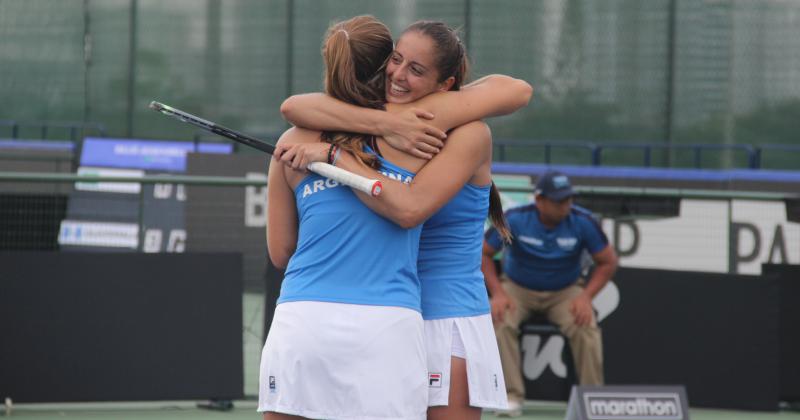 Julia Riera debutoacute en la Billie Jean King Cup con un triunfo en dobles