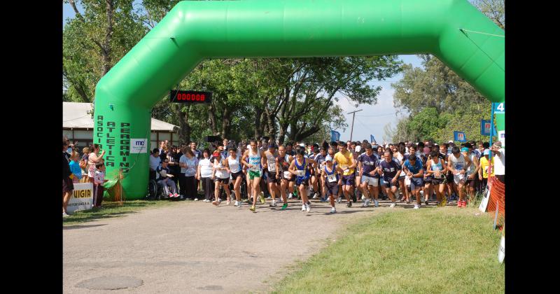 Una instant�nea de 2012 cuando se realizó una maratón por el predio del Inta Pergamino