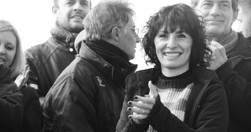 Rosana Nardi feliz en AgroActiva
