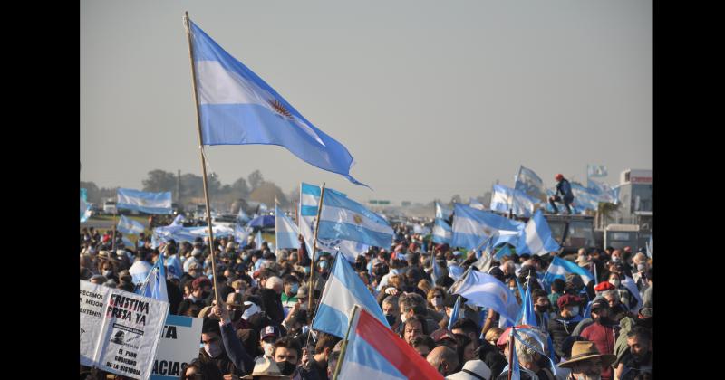 La protesta del campo de hace un año en San Nicol�s- el miércoles se realizar� en Guaminí