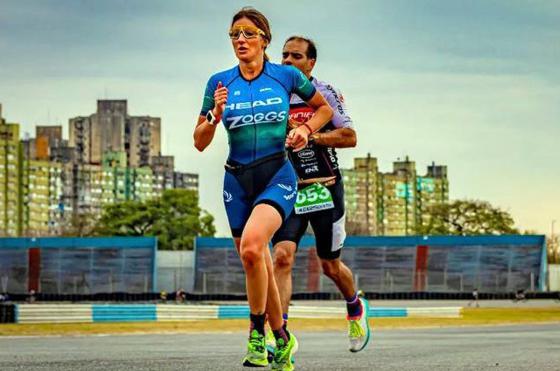 Brenda Bernard lideró la competencia en el primer tramo de pedestrismo