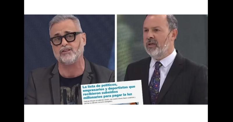 C5N y P�gina12 difundieron una lista de famosos politicos y deportistas sobre subsidios La oposición denuncia que es un escrache