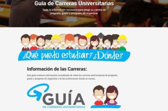 La Guía de Carreras contiene los m�s de 12000 títulos que hoy se pueden estudiar en las 133 instituciones universitarias de nuestro país