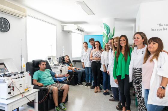 La extracción de plasma se efectúa mediante la tecnología de aféresis