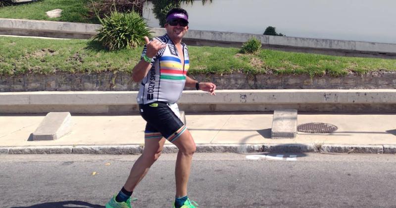 Leonardo Peralta otro de los pergaminenses que compitió en Mar del Plata
