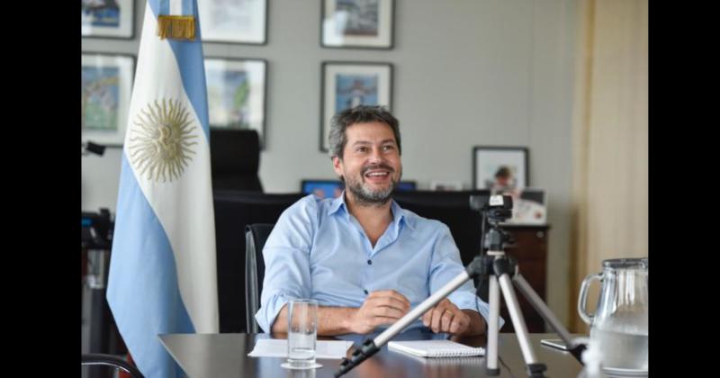 El ministro de Turismo y Deportes Matías Lammens