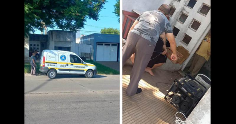 Defensa Civil proporcionó un generador a una ciudadana electrodependiente