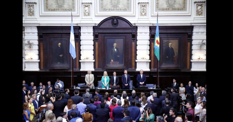 El gobernador Axel Kicillof encabezó este lunes la Asamblea Legislativa bonaerense