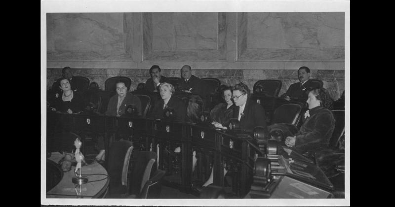 La C�mara de Diputados tuvo sucesos históricos que destacaron la participación de las mujeres