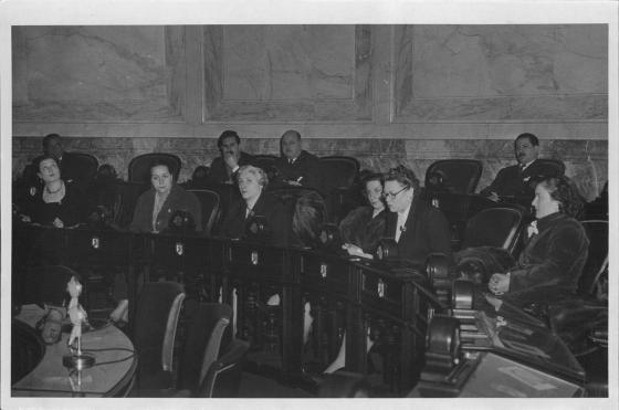 La C�mara de Diputados tuvo sucesos históricos que destacaron la participación de las mujeres