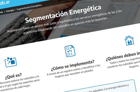 Se deben inscribir todos los argentinos que quieran mantener los subsidios a la energía que hoy reciben en sus hogares