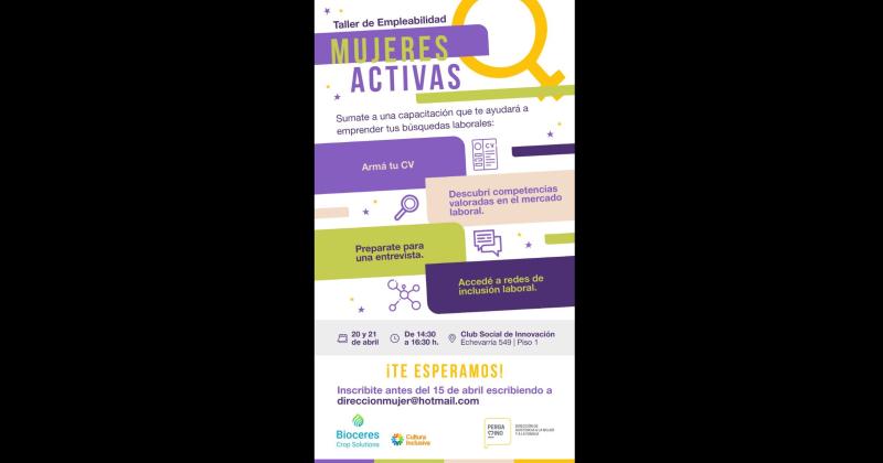 El taller ser� el 20 y 21 de este mes en el Club Social de Innovación