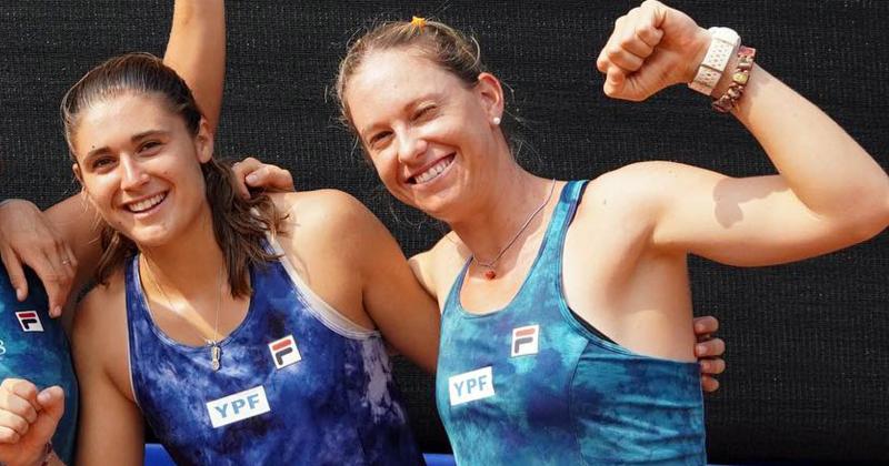 Julia Riera y Berta Bonardi compartieron el seleccionado argentino y este jueves se enfrentar�n en Guayaquil