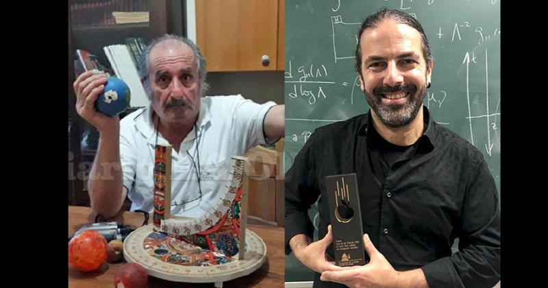El Profesor Daniel Della Valle y el investigador José Edelstein