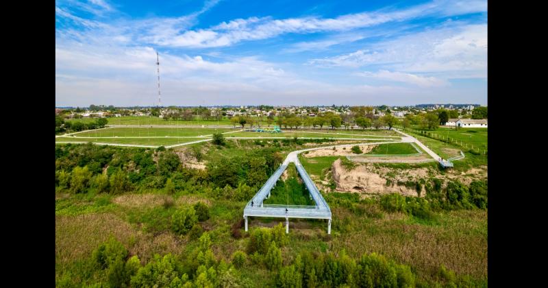 El Parque del Acuerdo fue inaugurado el año pasado sobre terrenos que eran del Ejército