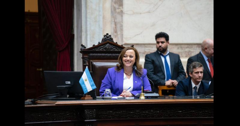 La presidenta de la C�mara de Diputados Cecilia Moreau