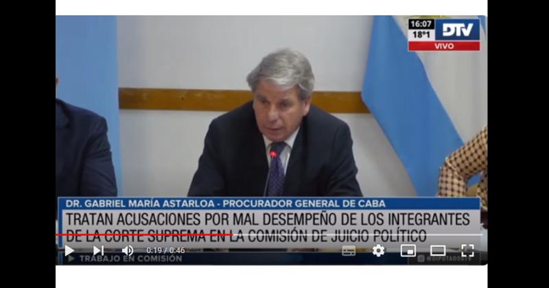 Gabriel María Astarloa procurador General de la Ciudad de Buenos Aires