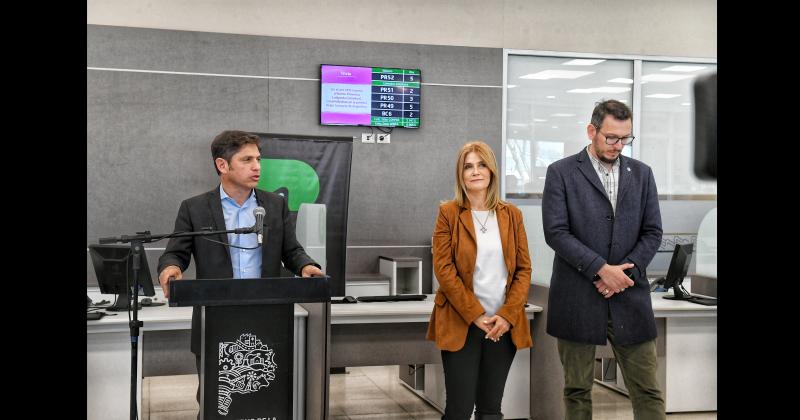 La vicegobernadora bonaerense Verónica Magario visitó Pergamino junto a Axel Kicillof