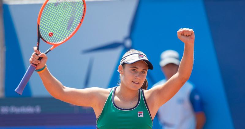 Julia Riera alcanzó su tercer triunfo en el torneo de singles y este s�bado ir� en busca de la final de los Panamericanos