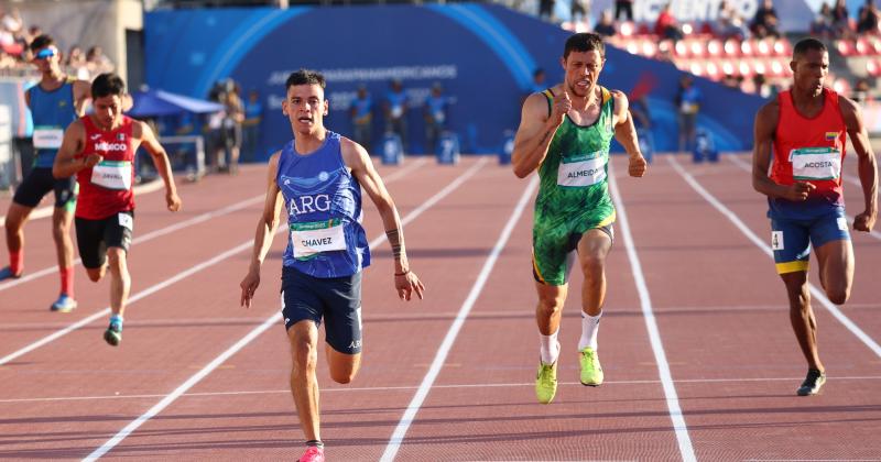 Alexis Ch�vez logró su segunda medalla de oro en Santiago 2023 y la cuarta en Juegos Parapanamericanos