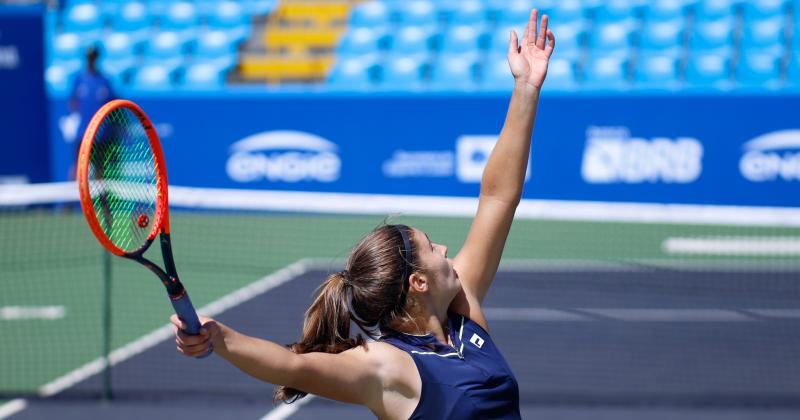 La tenista pergaminense no pudo superar la ronda inicial de la qualy