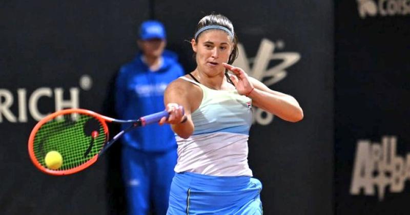 Julia Riera se llevó el primer set pero no pudo detener la reacción de Tatjana Maria