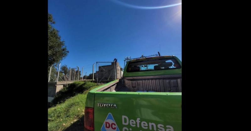 Periódicamente personal y voluntarios de Defensa Civil llevan a cabo estas tareas en las estaciones de bombeo