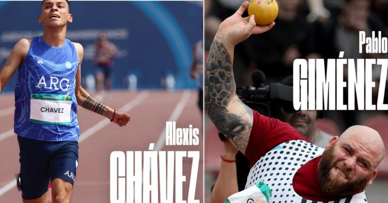 Alexis Ch�vez y Pablo Giménez representar�n a Pergamino y Argentina en París 2024