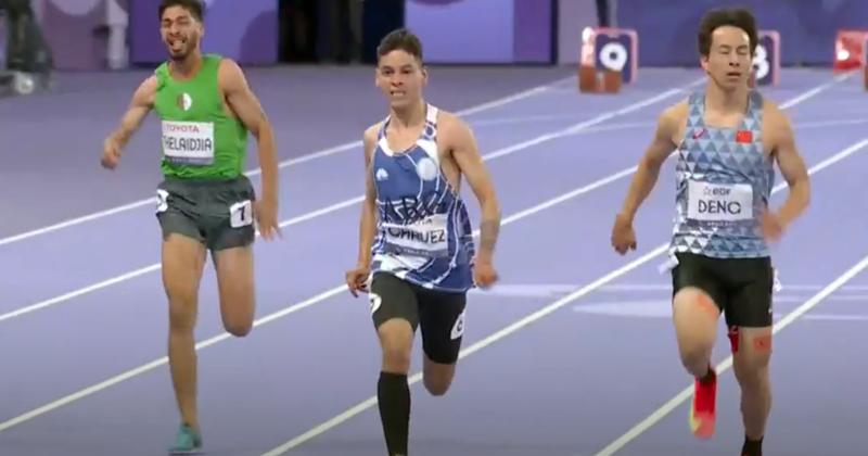 Alexis Ch�vez voló en la pista del Stade de France y se metió en la final