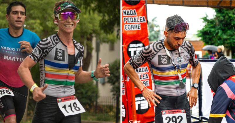 Mariela Delmas y Lautaro Ponce los pergaminenses m�s destacados en el Triatlón Olímpico de Baradero