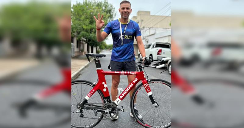 Sebasti�n Ramírez complitió por primera vez en la distancia olímpica